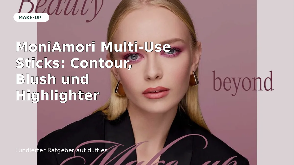 Ratgeberbild zu MoniAmori Multi-Use Sticks: Contour, Blush und Highlighter
