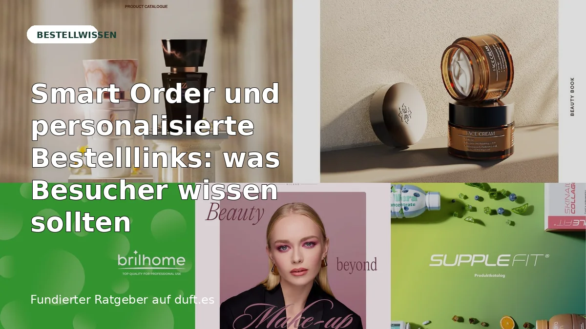 Ratgeberbild zu Smart Order und personalisierte Bestelllinks: was Besucher wissen sollten