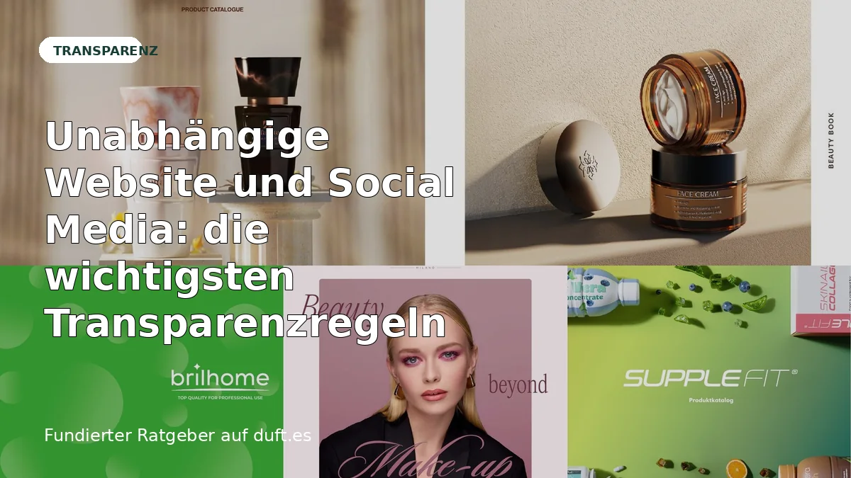 Ratgeberbild zu Unabhängige Website und Social Media: die wichtigsten Transparenzregeln