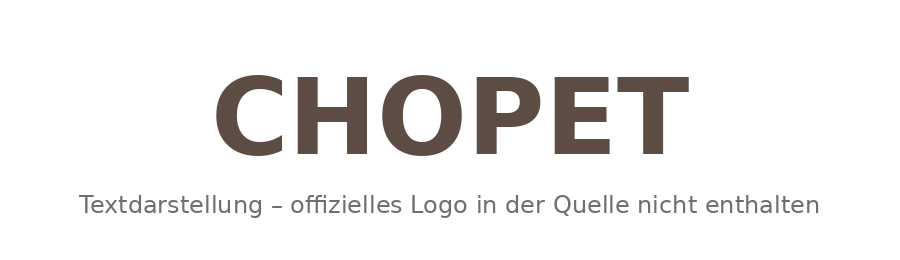 Chopet Textdarstellung, da kein offizielles Logobild in den bereitgestellten Primärquellen enthalten war